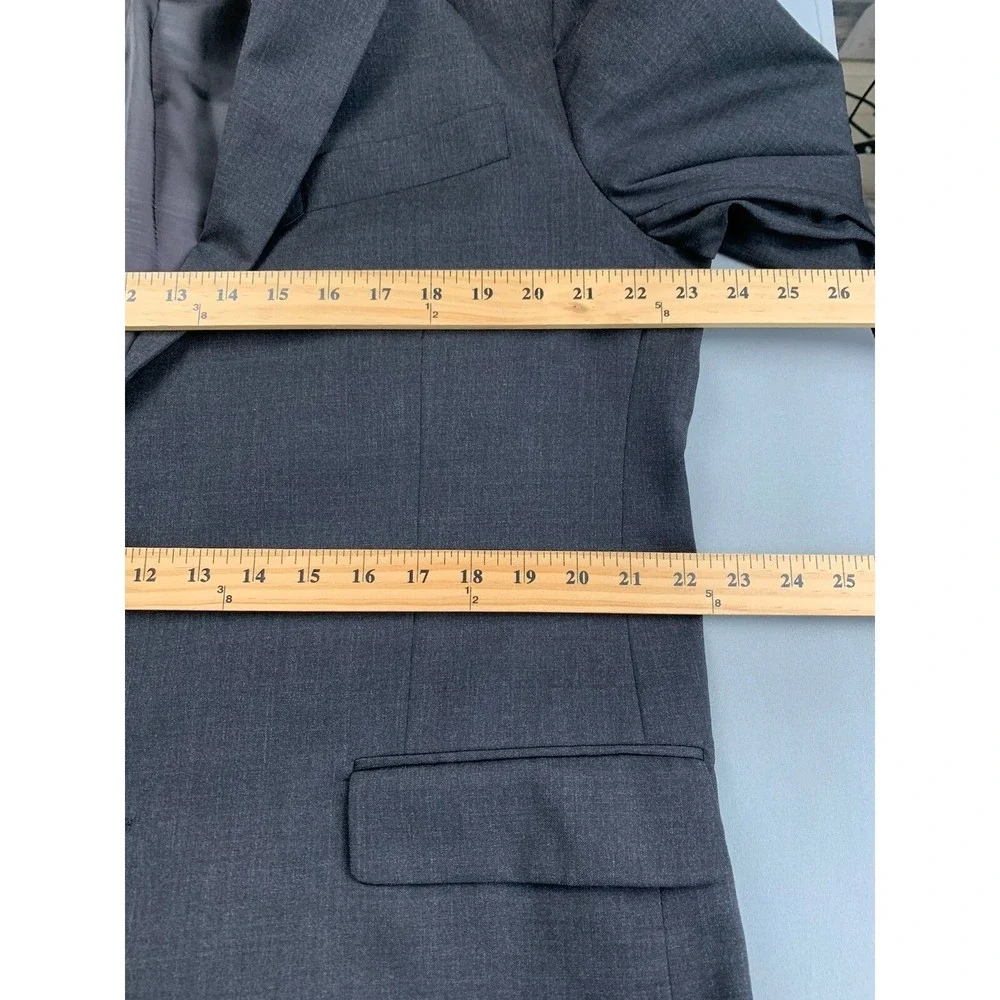Brooks Brothers Mens Blazer 43 Black Wedding Wool Madison‎ 1818 Togna Italy USA